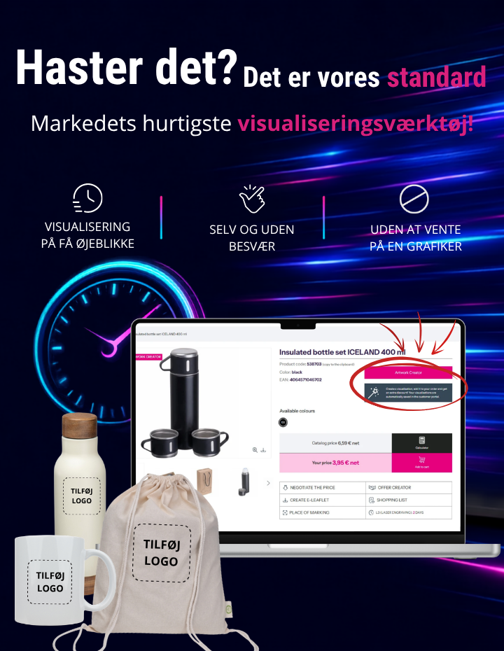 Haster det? Det er vores standard