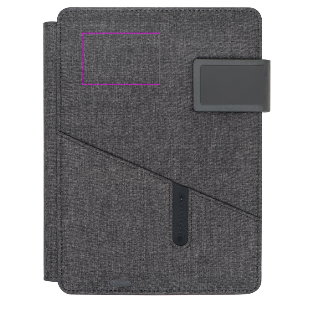 A5-mappe med powerbank 4000 mAh LENO