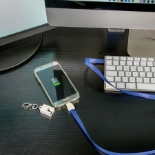 Dataoverførselsnøglesnor med micro USB LE PORT