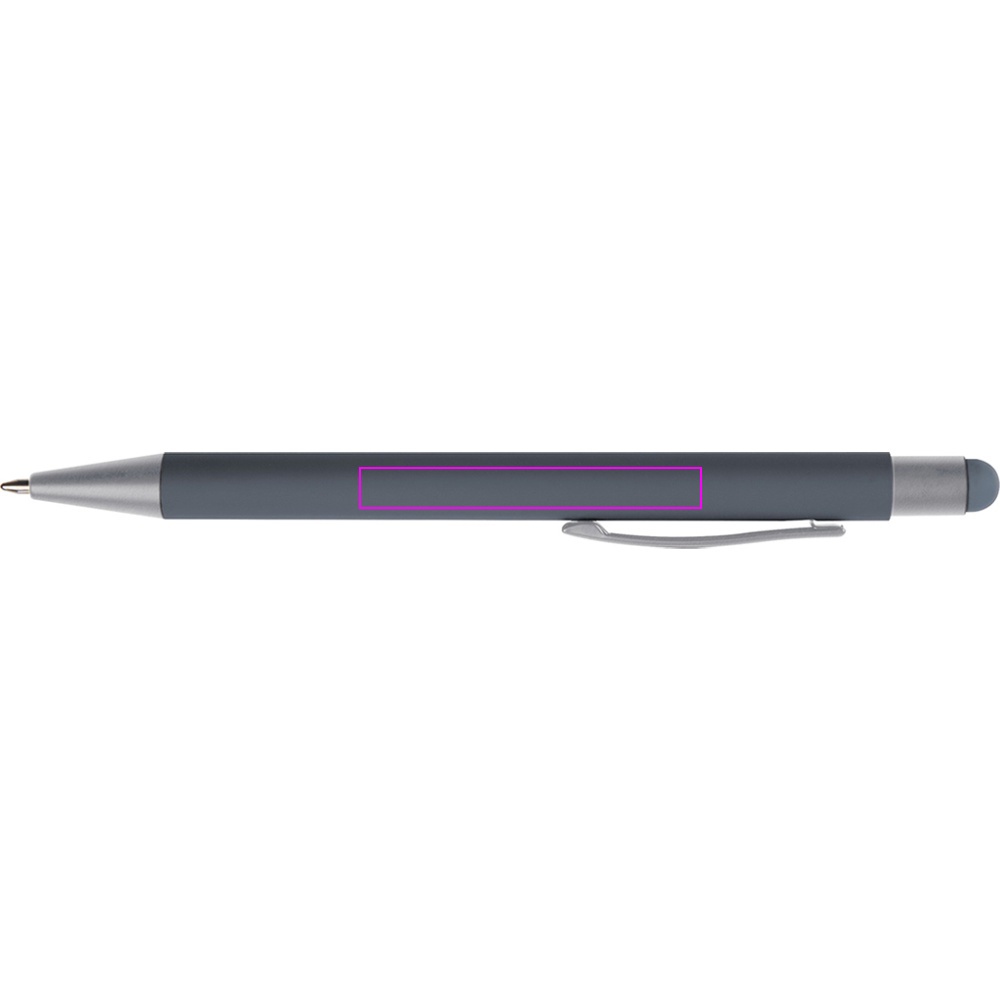 Metallisk touchpen med soft touch SALT LAKE CITY