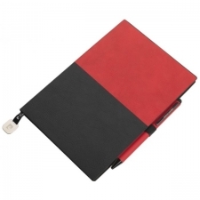 Notesbog A5 med prikker og pen REPORTER Pierre Cardin