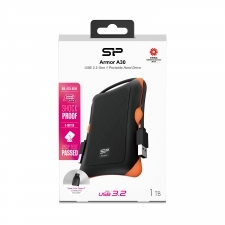 Bærbar harddisk Armor A30, 2TB Silicon Power