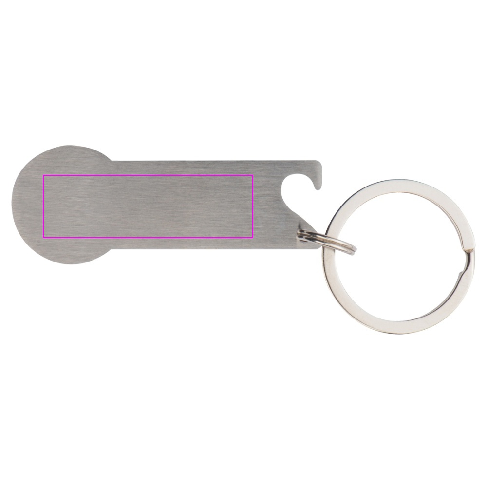 Metal flaskeåbner nøglering STICKIT