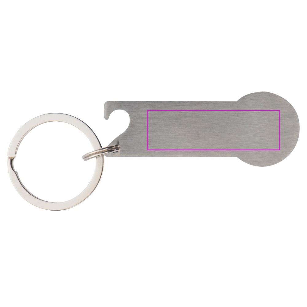 Metal flaskeåbner nøglering STICKIT