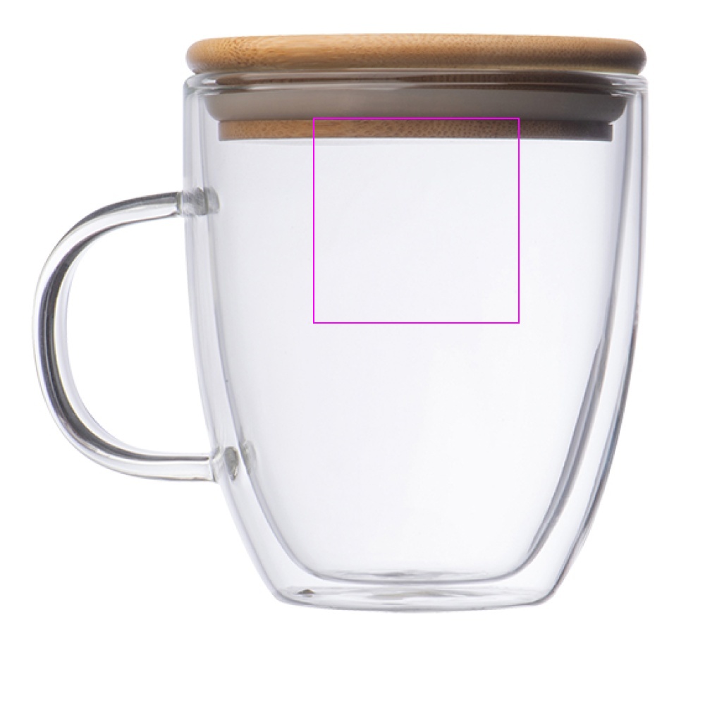 Glas krus med låg GERTHE 350 ml