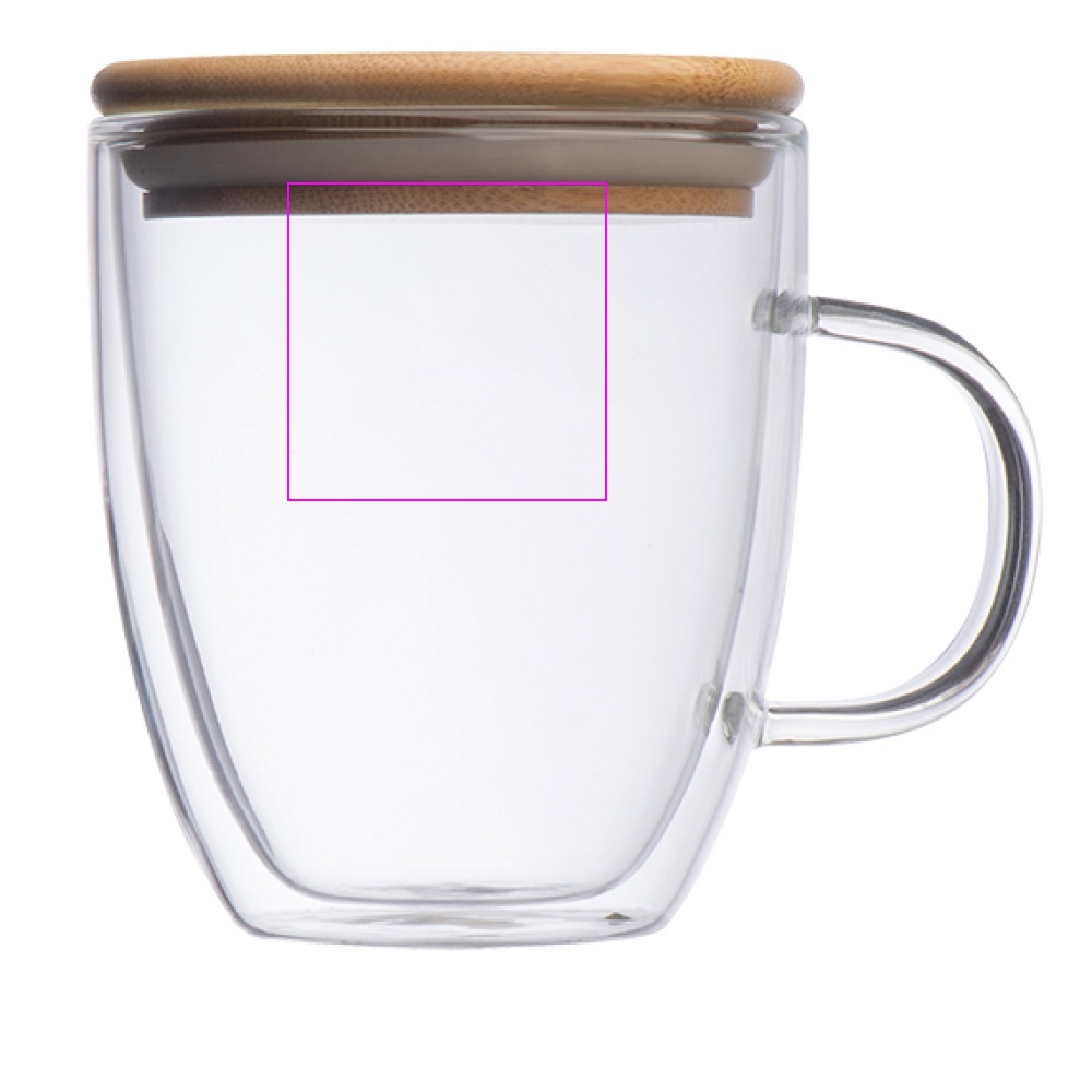 Glas krus med låg GERTHE 350 ml