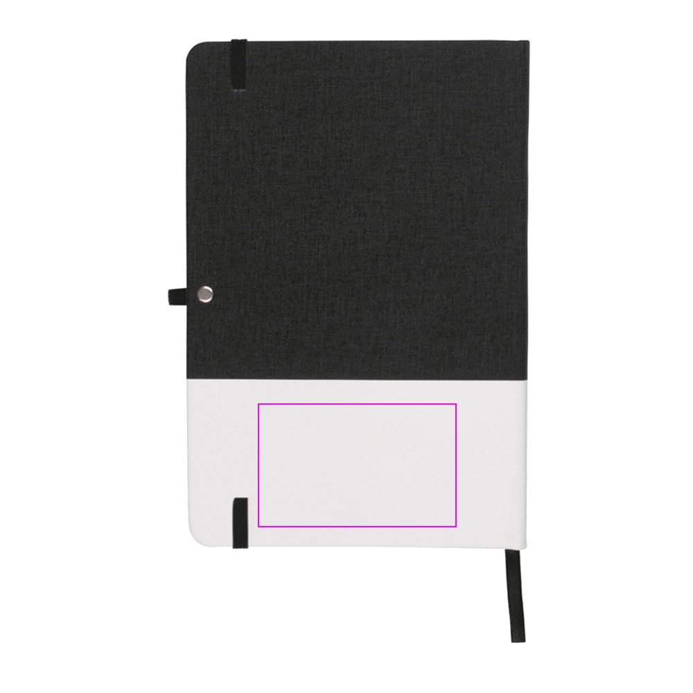 Notes A5 med ternet papir BARDOLINO