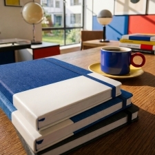 Notes A5 med ternet papir BARDOLINO