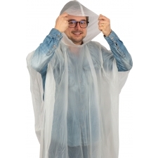 Biologisk nedbrydelig regnponcho FLEURUS