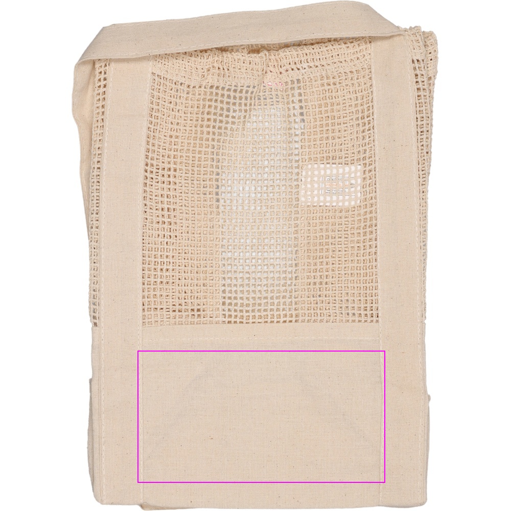 Bomuldspose med mesh, 150 g/m2 ALANYA
