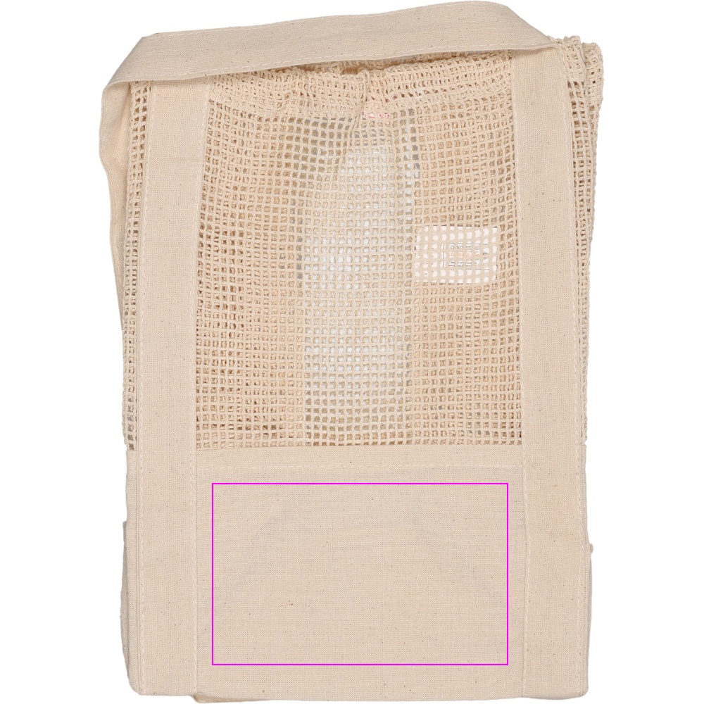 Bomuldspose med mesh, 150 g/m2 ALANYA
