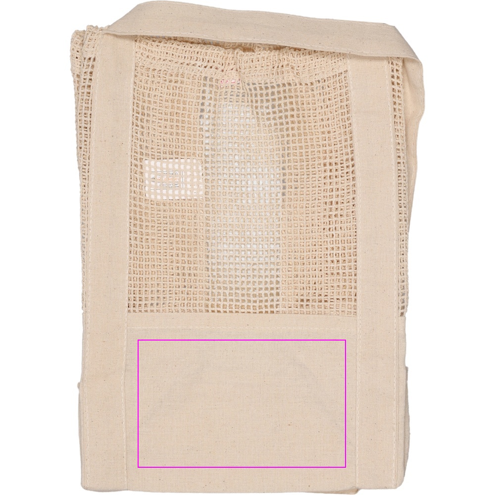 Bomuldspose med mesh, 150 g/m2 ALANYA