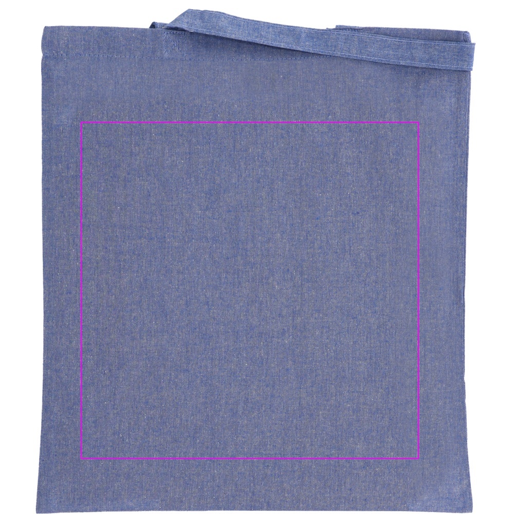 Genbrugsbomuldspose med lange hanke, 140 g/m2 CHELMSFORD