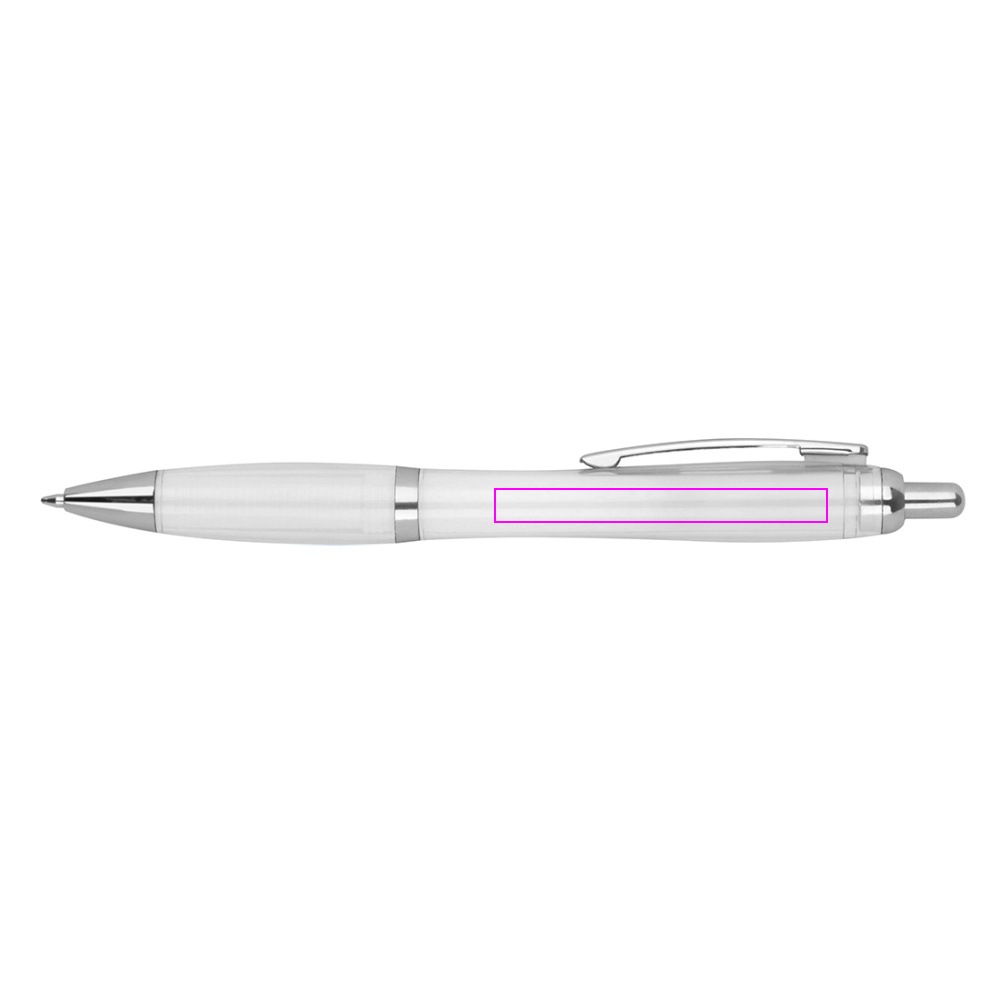 Transparent plastikpen rPET ALKEN
