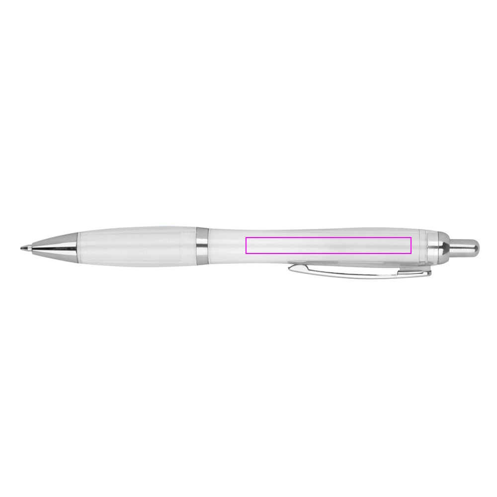 Transparent plastikpen rPET ALKEN