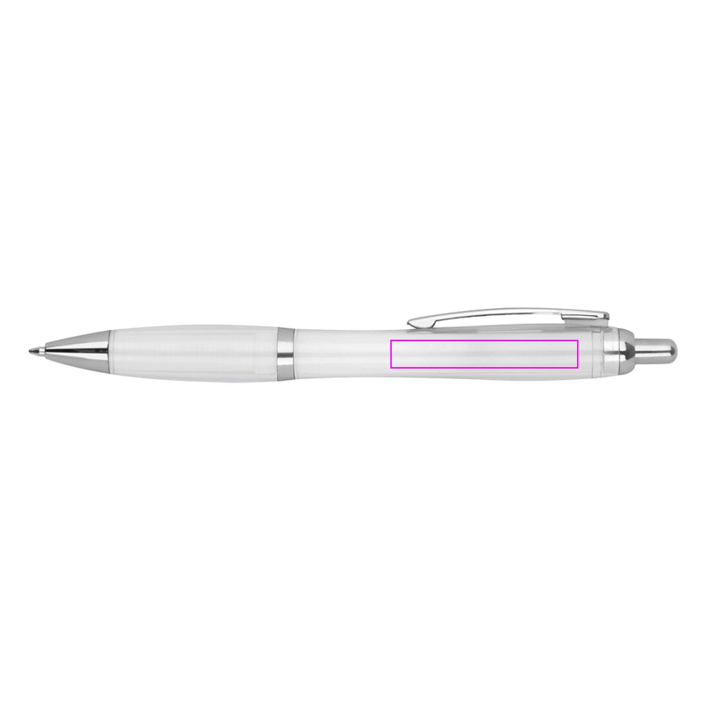 Transparent plastikpen rPET ALKEN
