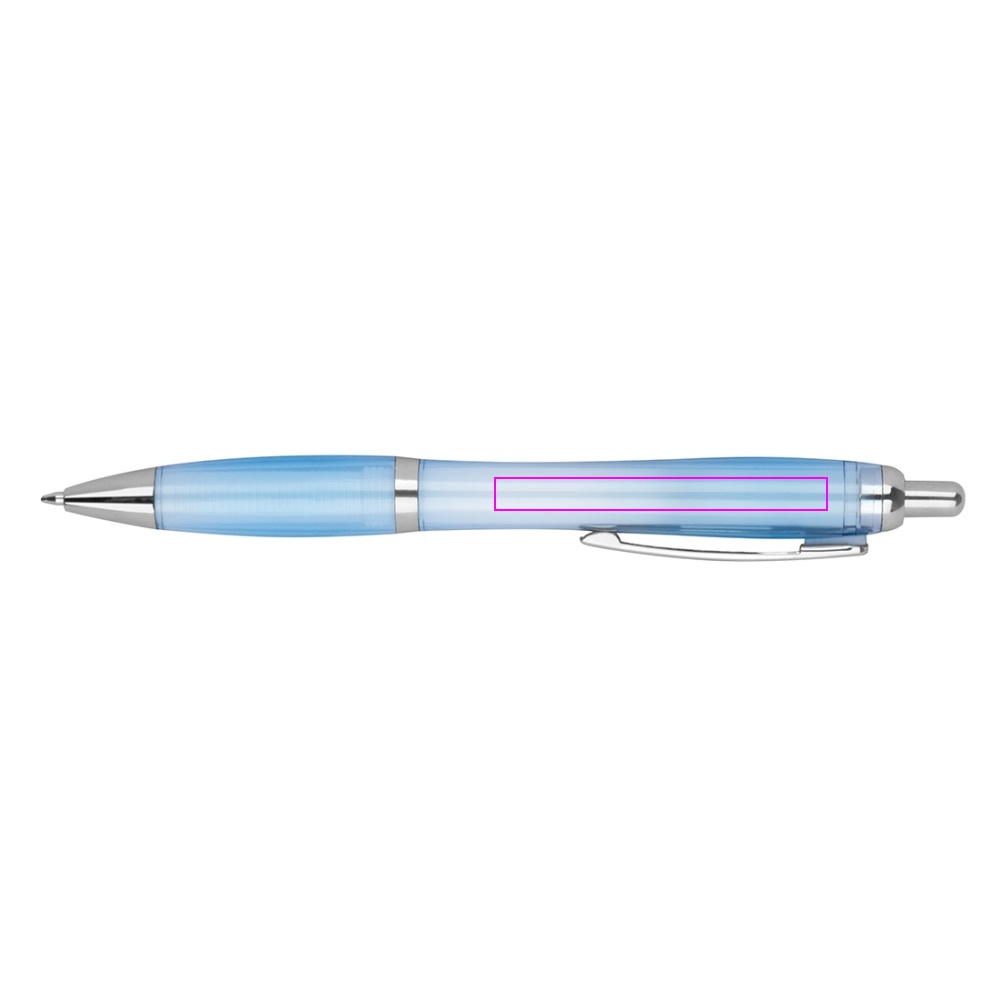 Transparent plastikpen rPET ALKEN