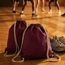 Sportstaske i bomuld 140 g/m2 CARLSBAD