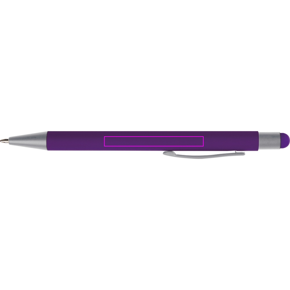 Metallisk touchpen med soft touch SALT LAKE CITY