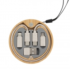 4-i-1 kabel i træhus, LH-ZM01