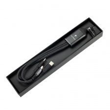 3i1 opladerkabel med oplyst logo Pierre Cardin