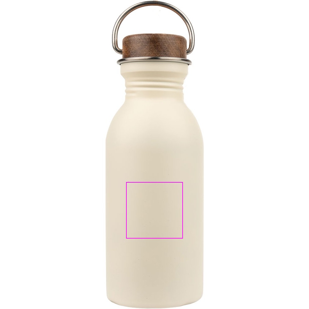 Stålflaske af genanvendt materiale IBIZA MoLu 500 ml