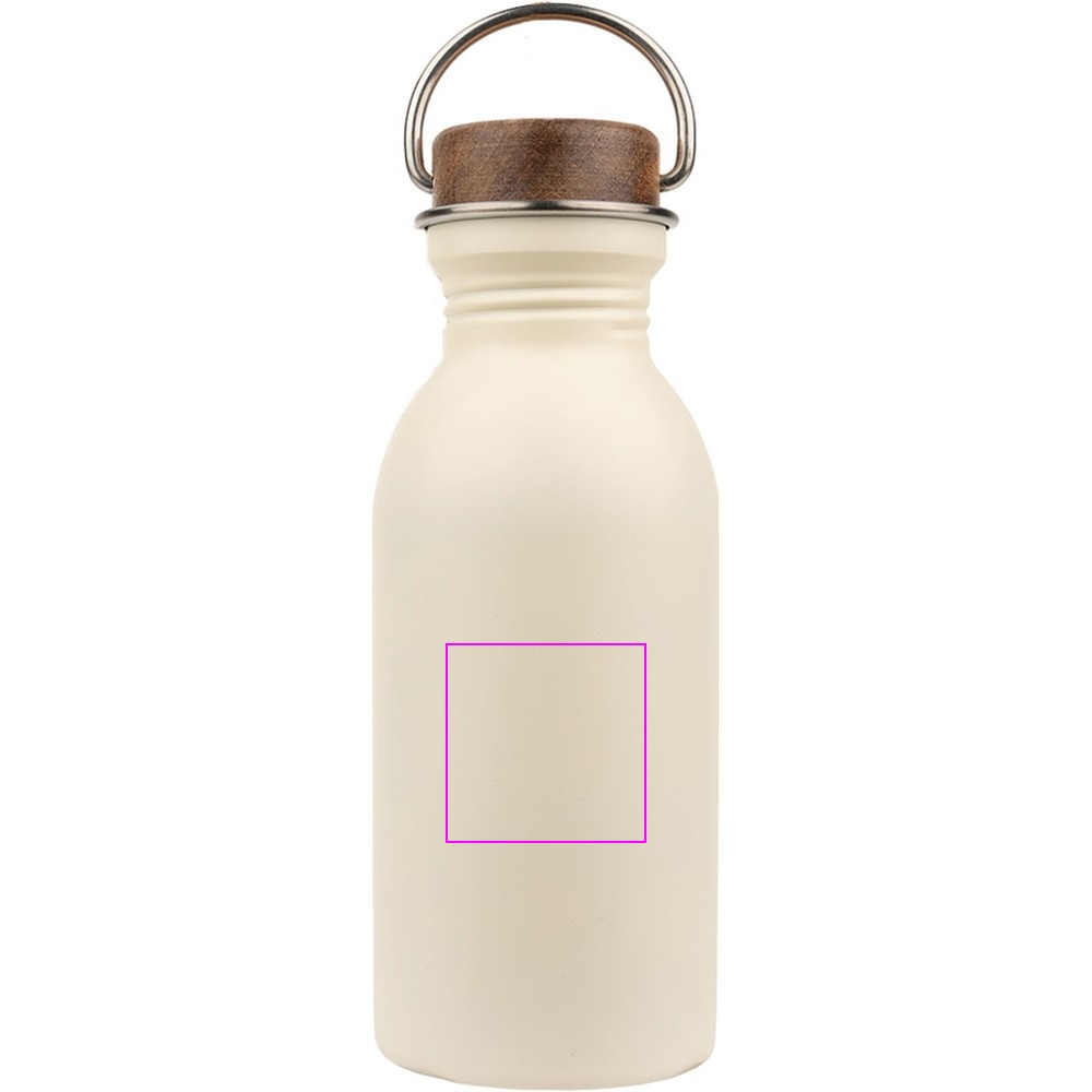 Stålflaske af genanvendt materiale IBIZA MoLu 500 ml