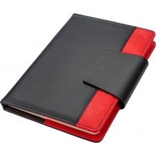 Notesbog A5 linjeret i genanvendt PU ASUNCION