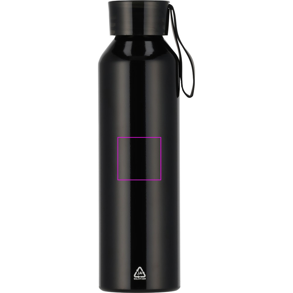 Flaske af genanvendt aluminium CORK 600 ml