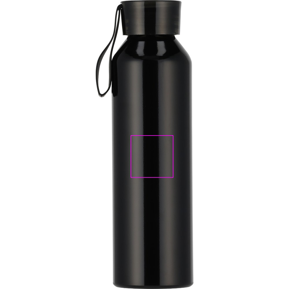 Flaske af genanvendt aluminium CORK 600 ml