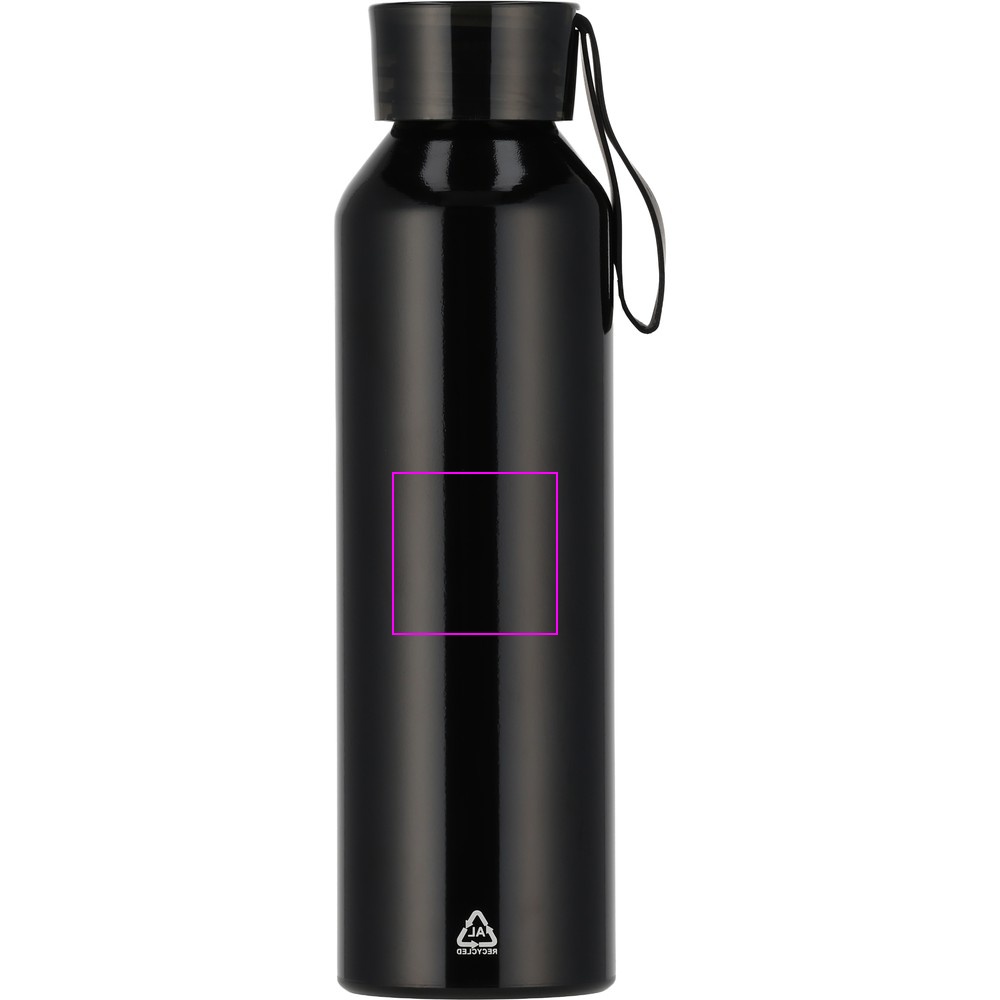 Flaske af genanvendt aluminium CORK 600 ml