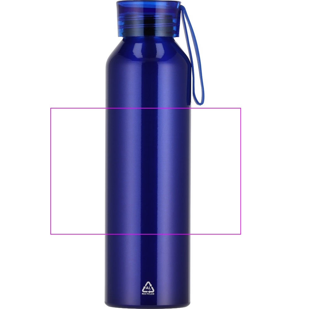 Flaske af genanvendt aluminium CORK 600 ml