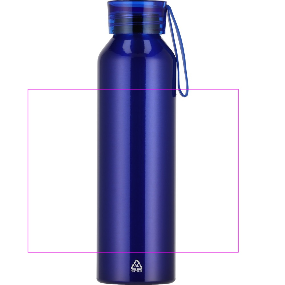 Flaske af genanvendt aluminium CORK 600 ml