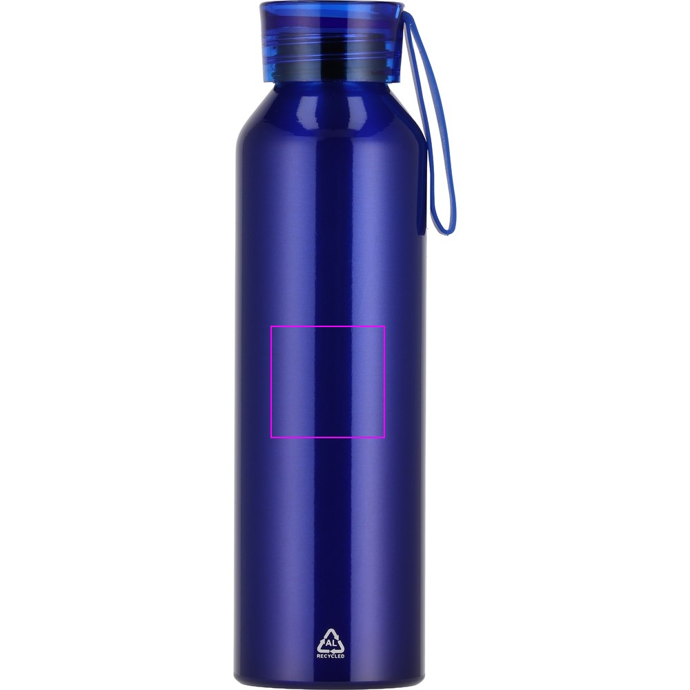 Flaske af genanvendt aluminium CORK 600 ml
