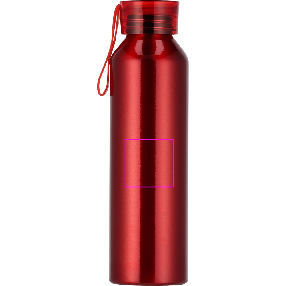 Flaske af genanvendt aluminium CORK 600 ml