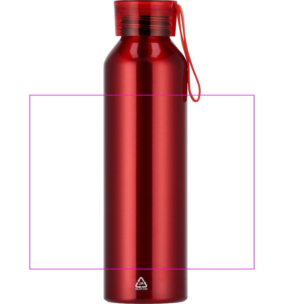 Flaske af genanvendt aluminium CORK 600 ml