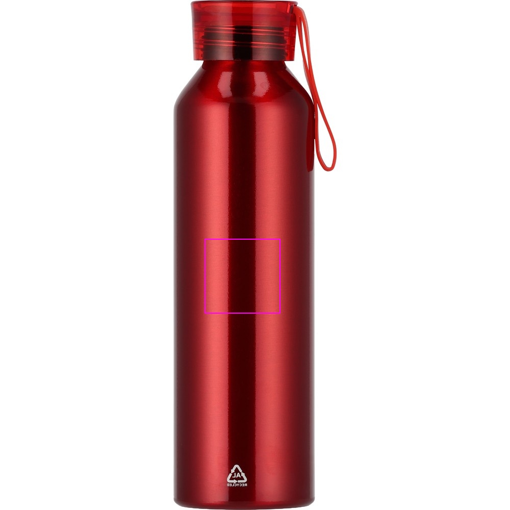 Flaske af genanvendt aluminium CORK 600 ml