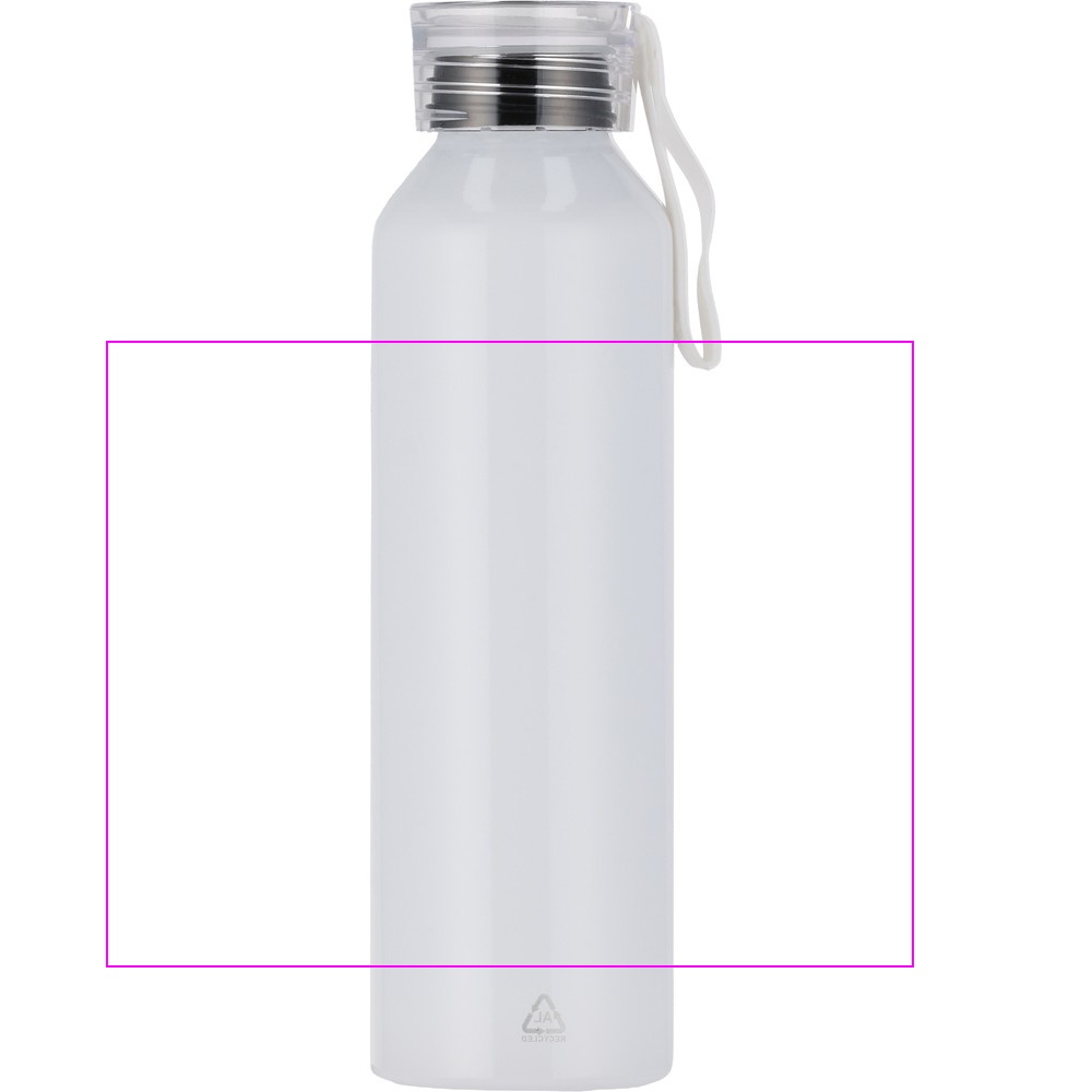Flaske af genanvendt aluminium CORK 600 ml