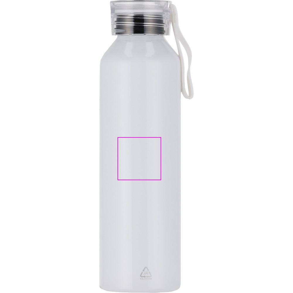Flaske af genanvendt aluminium CORK 600 ml