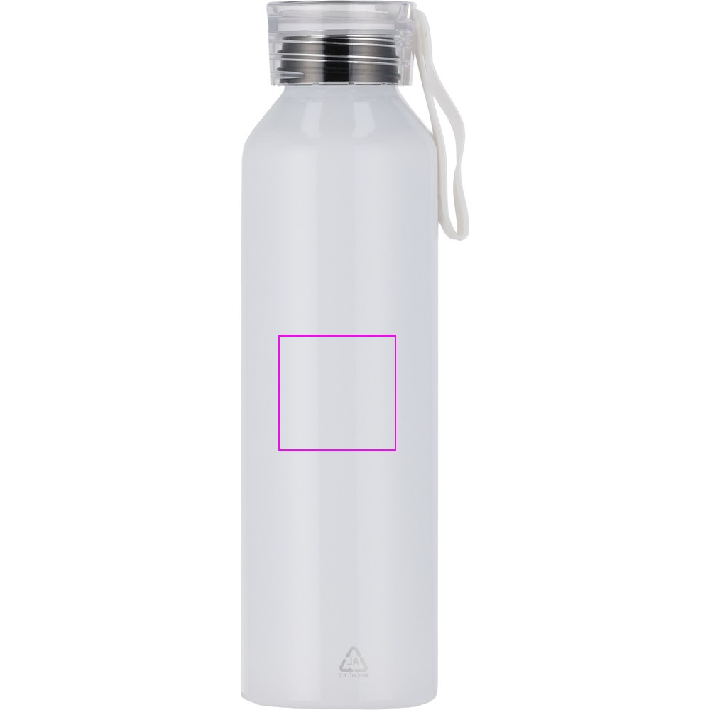 Flaske af genanvendt aluminium CORK 600 ml