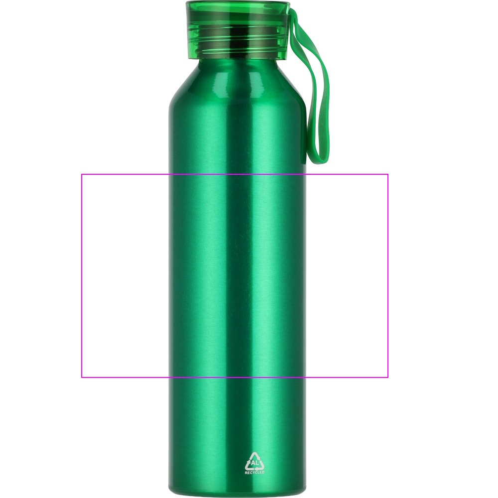 Flaske af genanvendt aluminium CORK 600 ml