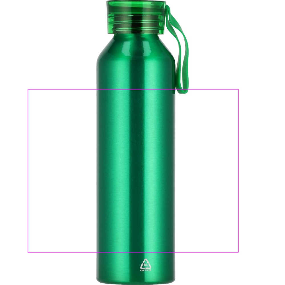 Flaske af genanvendt aluminium CORK 600 ml