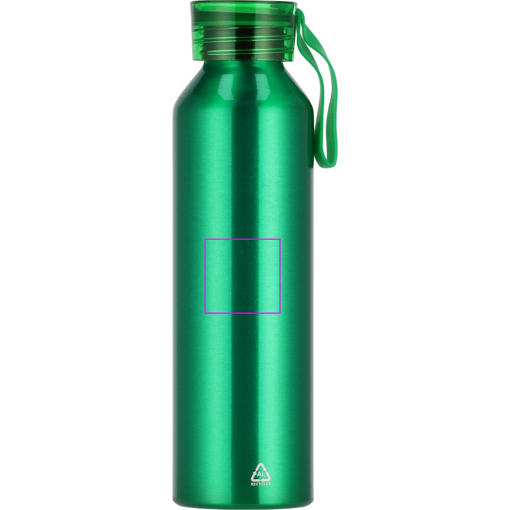 Flaske af genanvendt aluminium CORK 600 ml