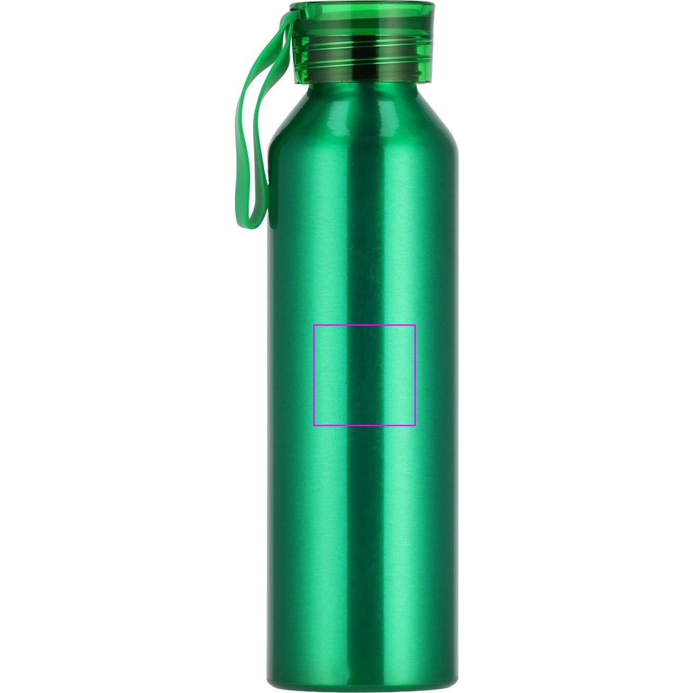 Flaske af genanvendt aluminium CORK 600 ml