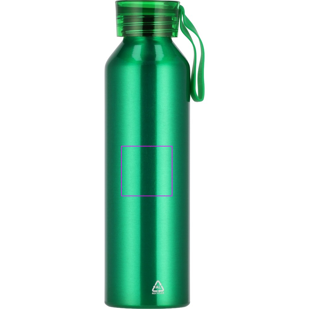 Flaske af genanvendt aluminium CORK 600 ml