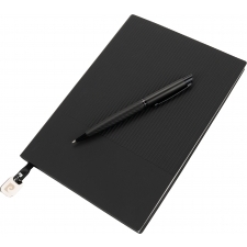 A5 foret notesbog med CHANTAL Pierre Cardin metalpen