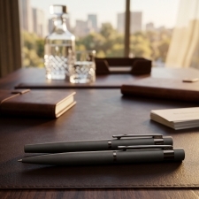 Skrivesæt med pen og kuglepen soft touch PORTO VEHLO MoLu