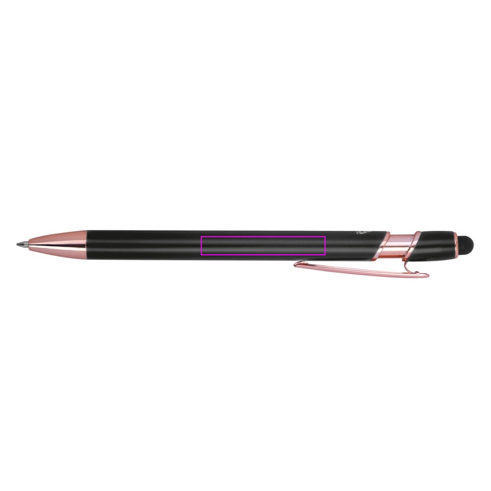 Genanvendt aluminium gel touch pen BELO HORIZONTE