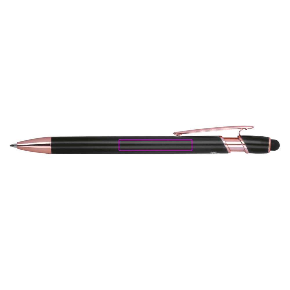 Genanvendt aluminium gel touch pen BELO HORIZONTE