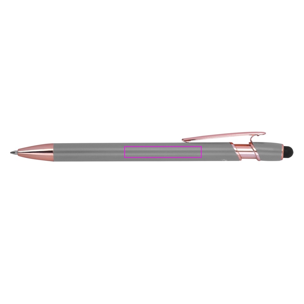 Genanvendt aluminium gel touch pen BELO HORIZONTE